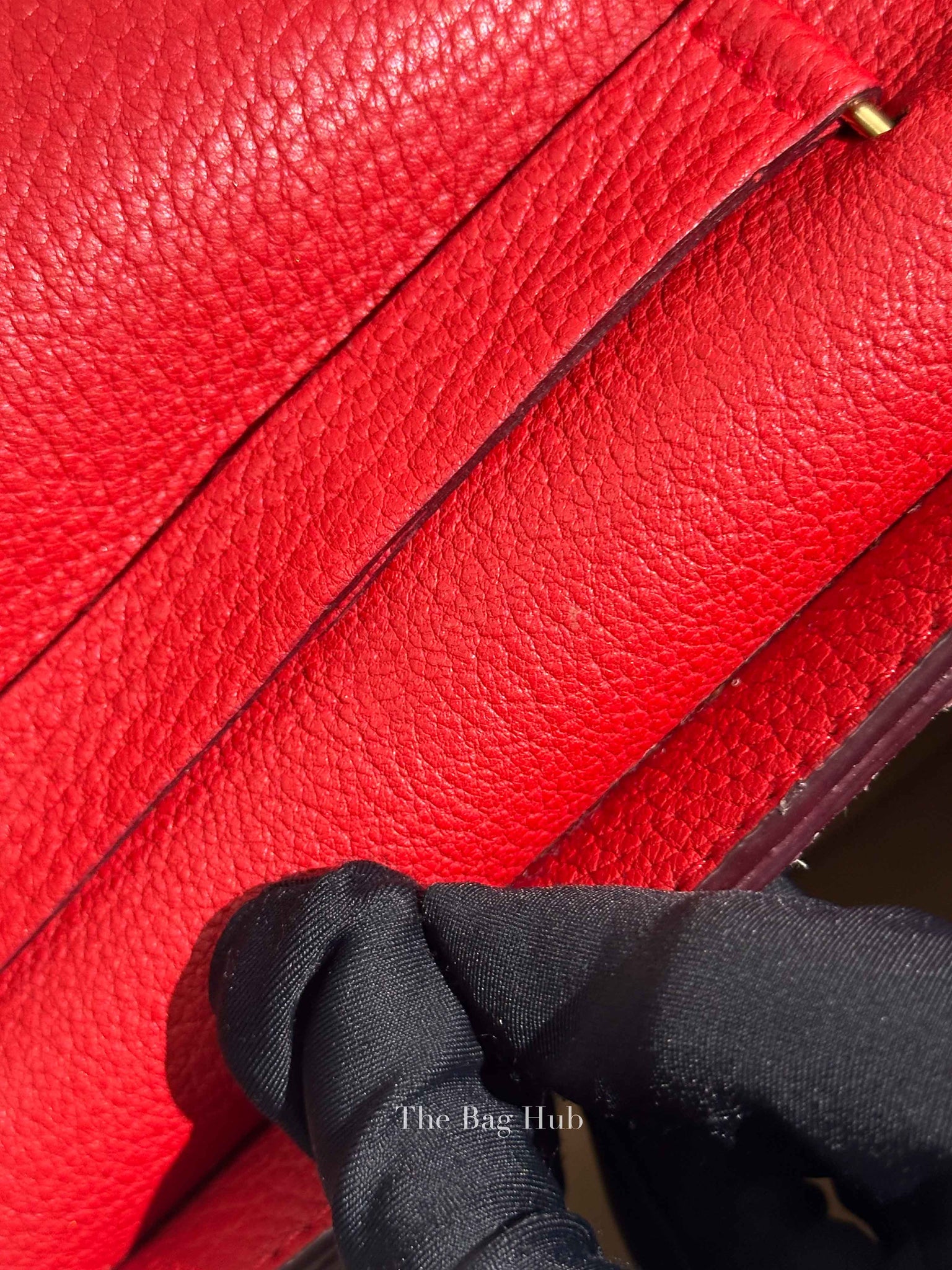 Chloe Red Leather Drew Small Bag
