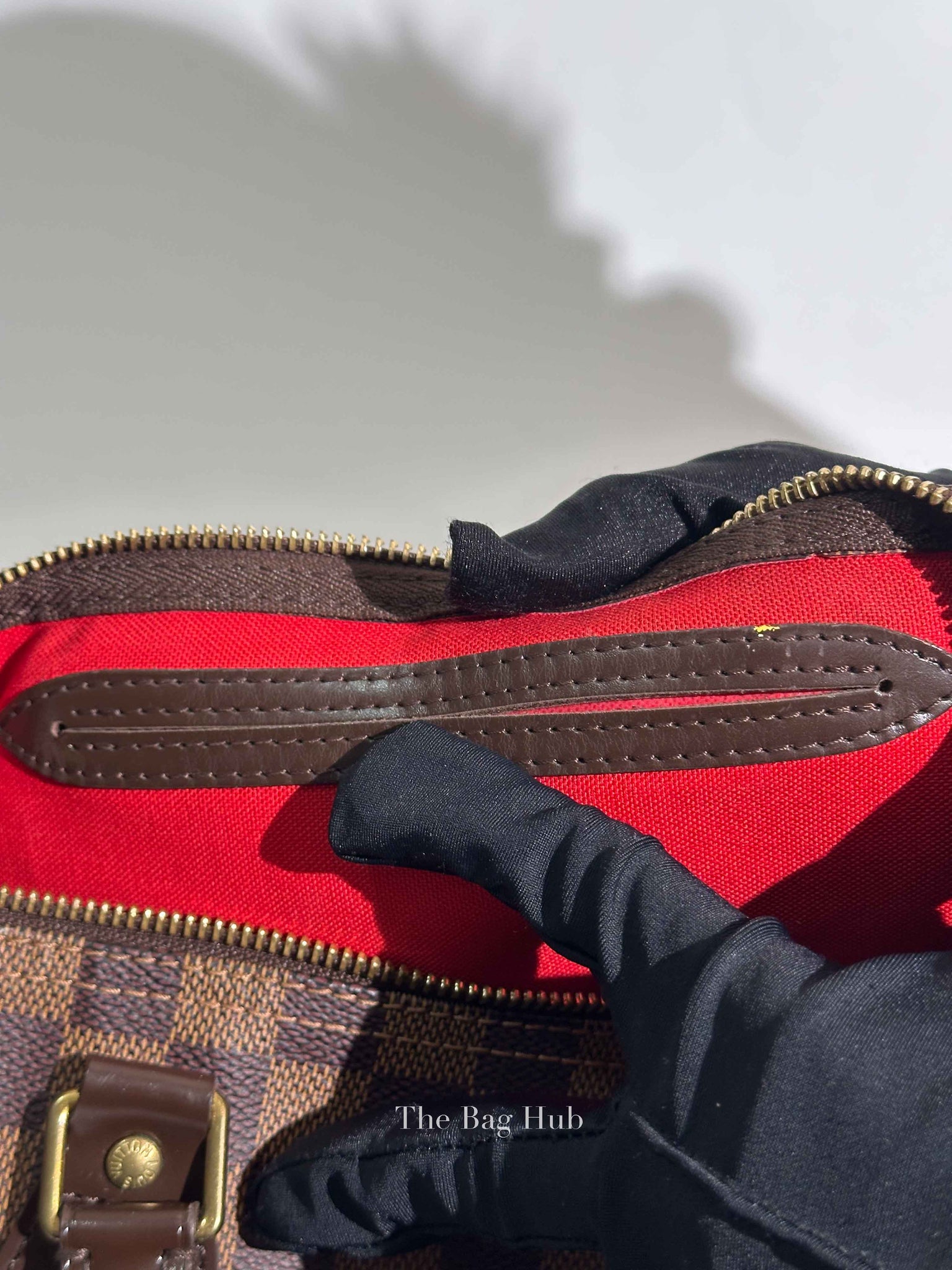 Louis Vuitton Brown Canvas Damier Ebene Speedy 30 Bag