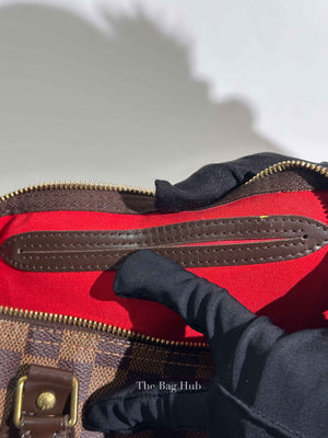 Louis Vuitton Brown Canvas Damier Ebene Speedy 30 Bag