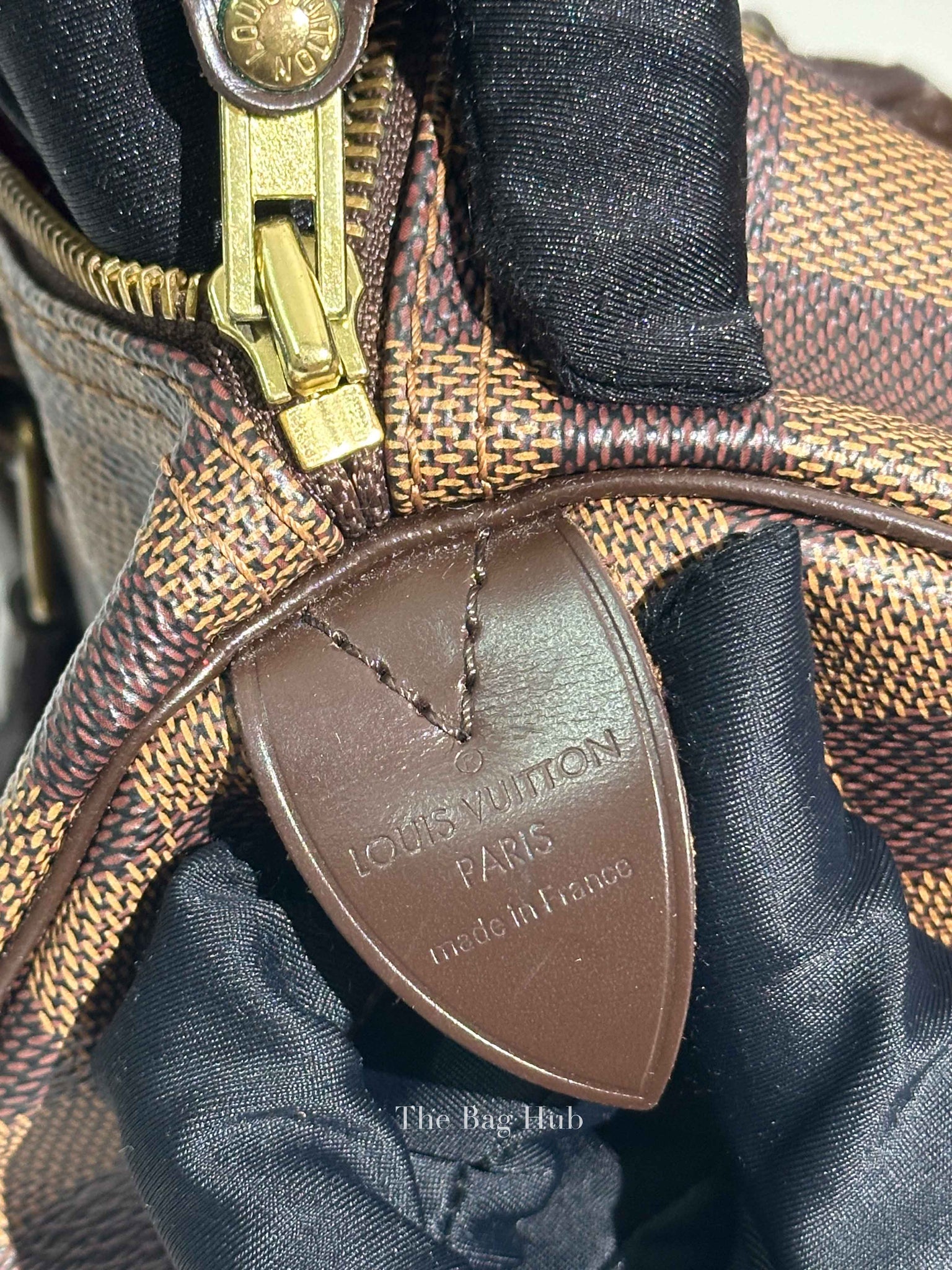 Louis Vuitton Brown Canvas Damier Ebene Speedy 30 Bag