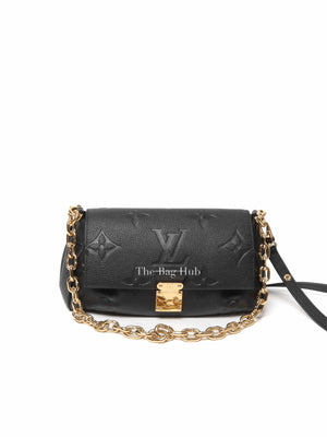 Louis Vuitton Black Empreinte Leather Giant Favorite Bag