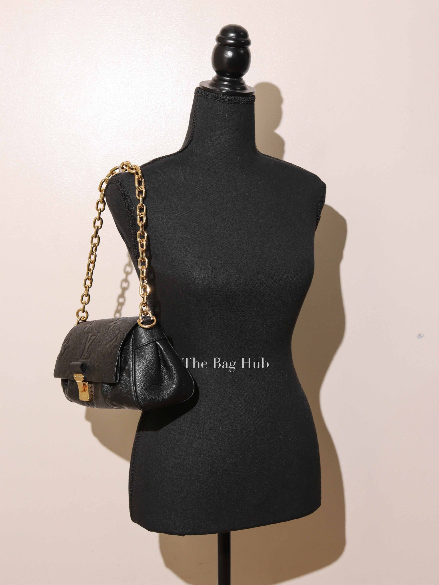 Louis Vuitton Black Empreinte Leather Giant Favorite Bag