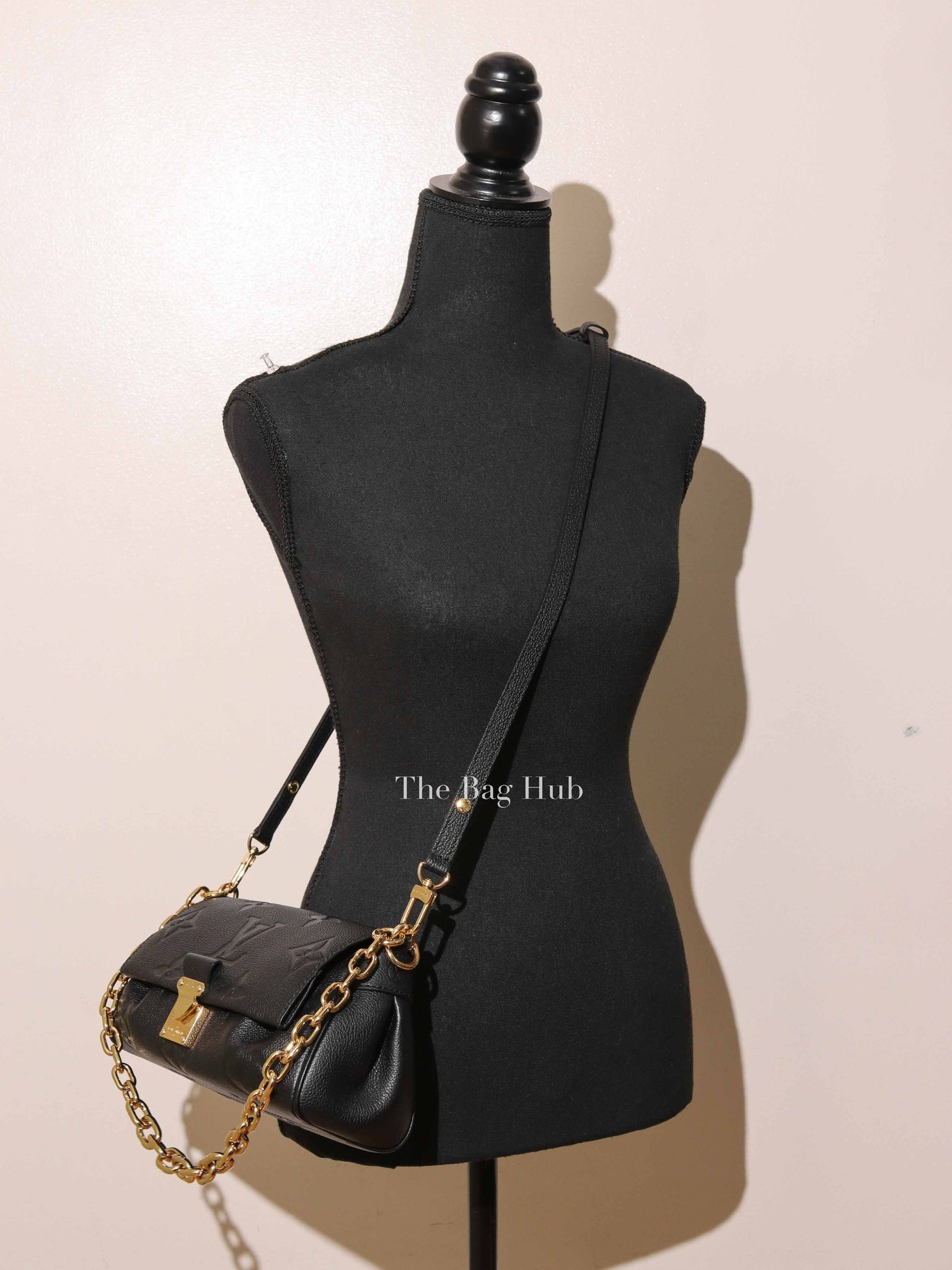 Louis Vuitton Black Empreinte Leather Giant Favorite Bag