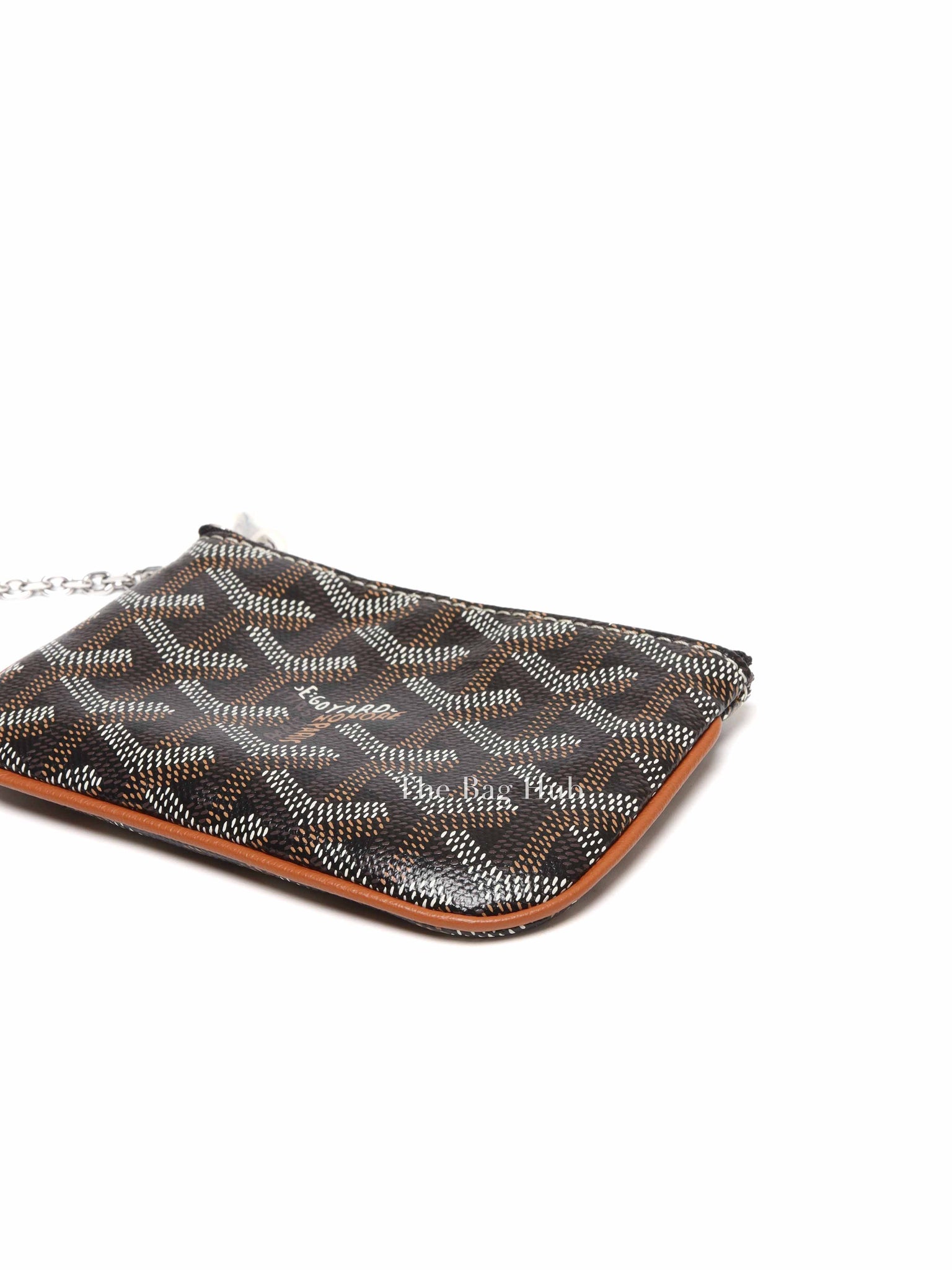 Goyard Black/Tan Senat Nano Key Pouch