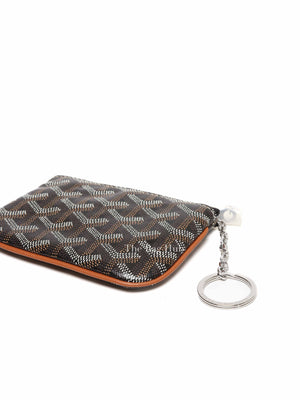 Goyard Black/Tan Senat Nano Key Pouch