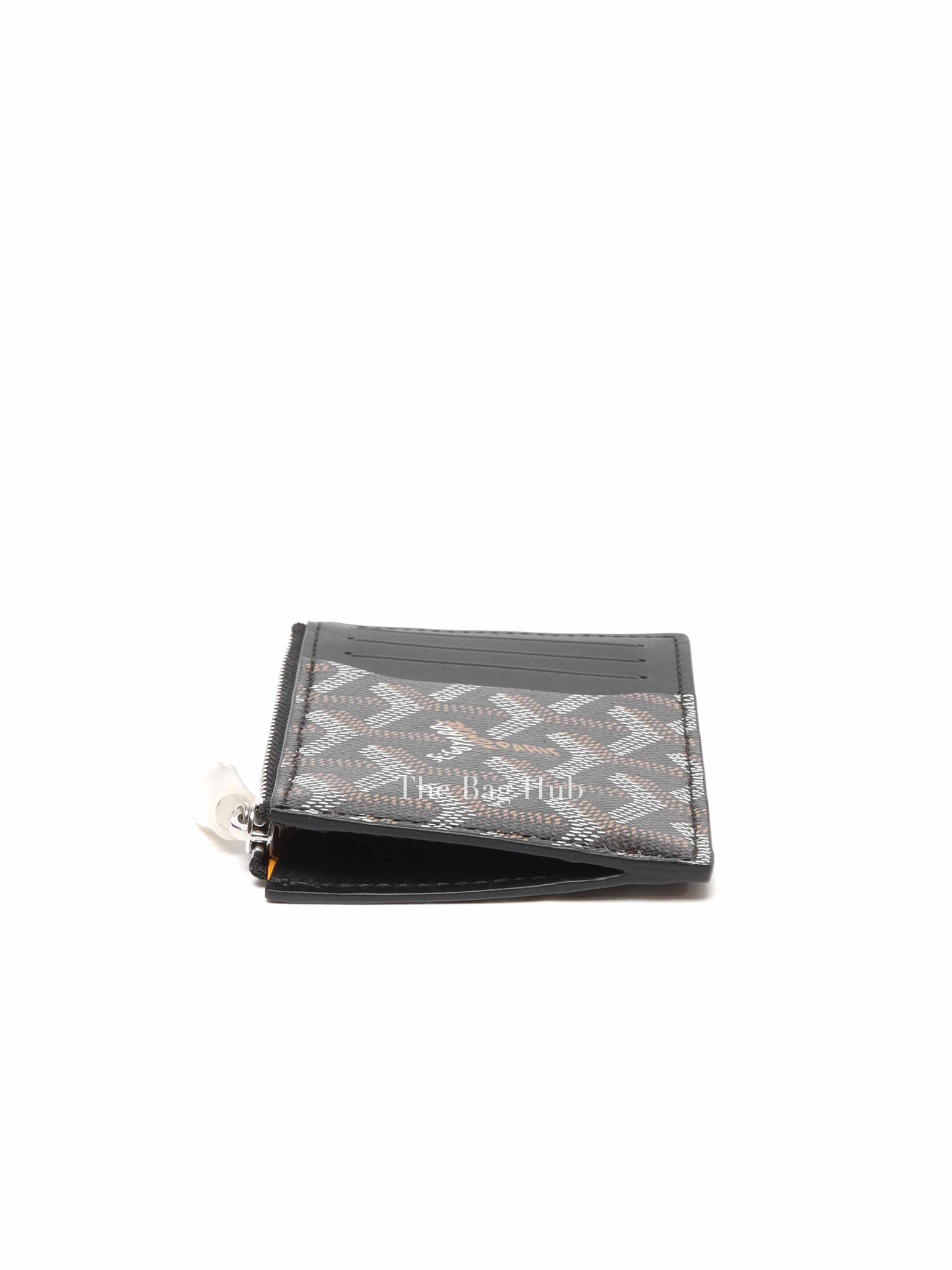 Goyard Black Bourbon Zipped Card Holder