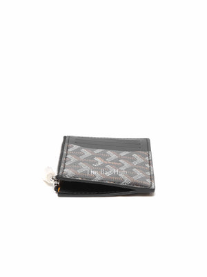 Goyard Black Bourbon Zipped Card Holder