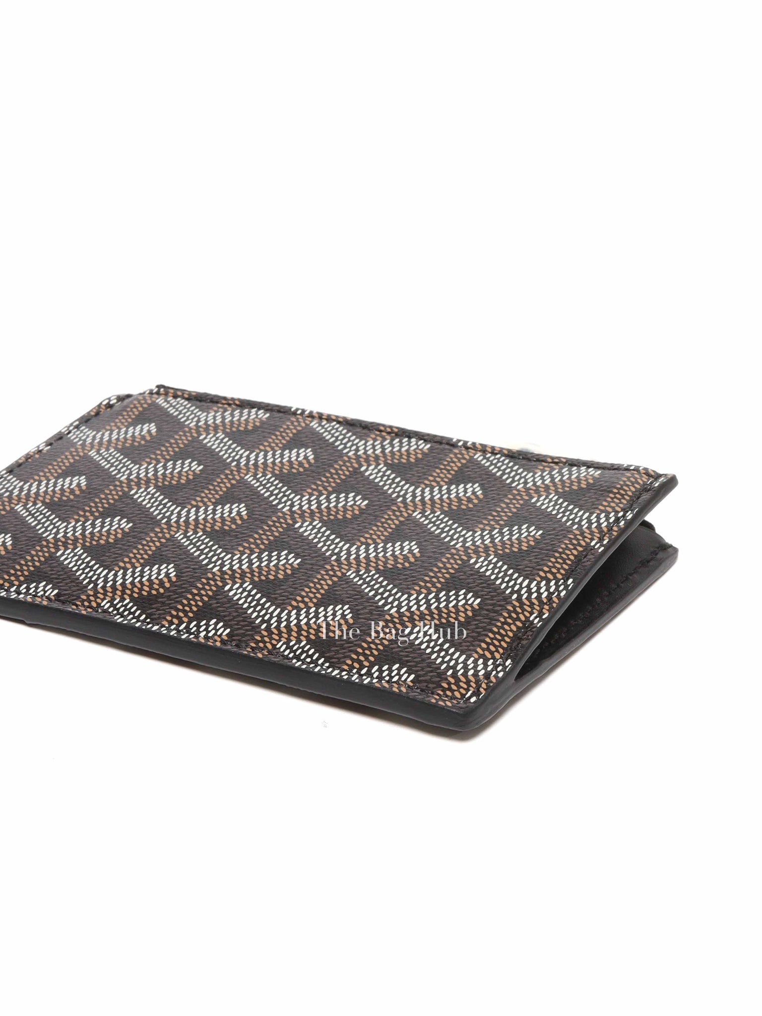Goyard Black Bourbon Zipped Card Holder