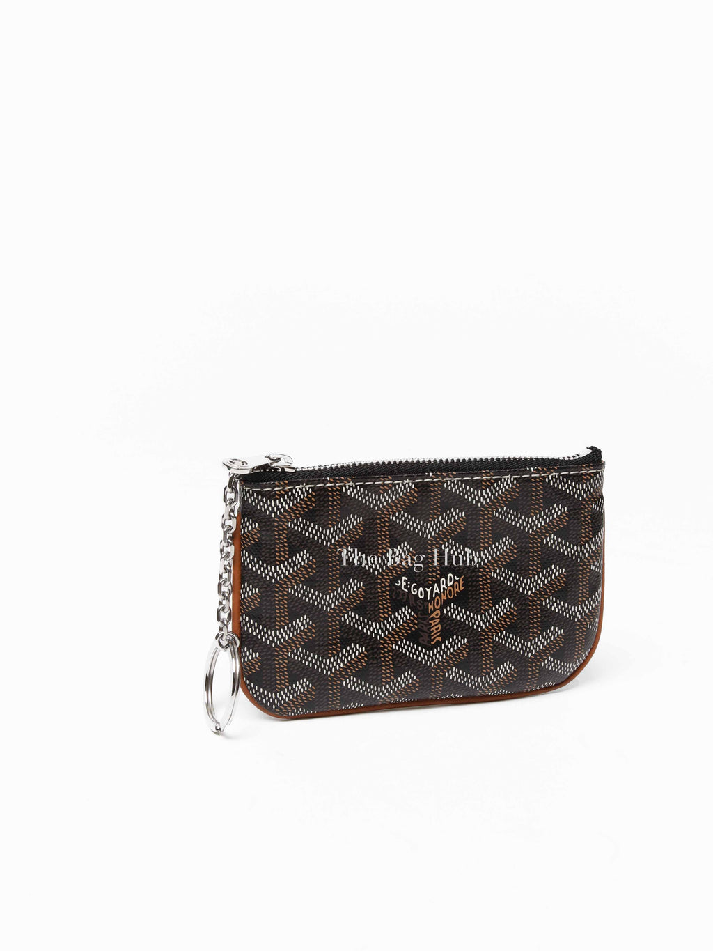 Goyard Black/Tan Senat Nano Key Pouch