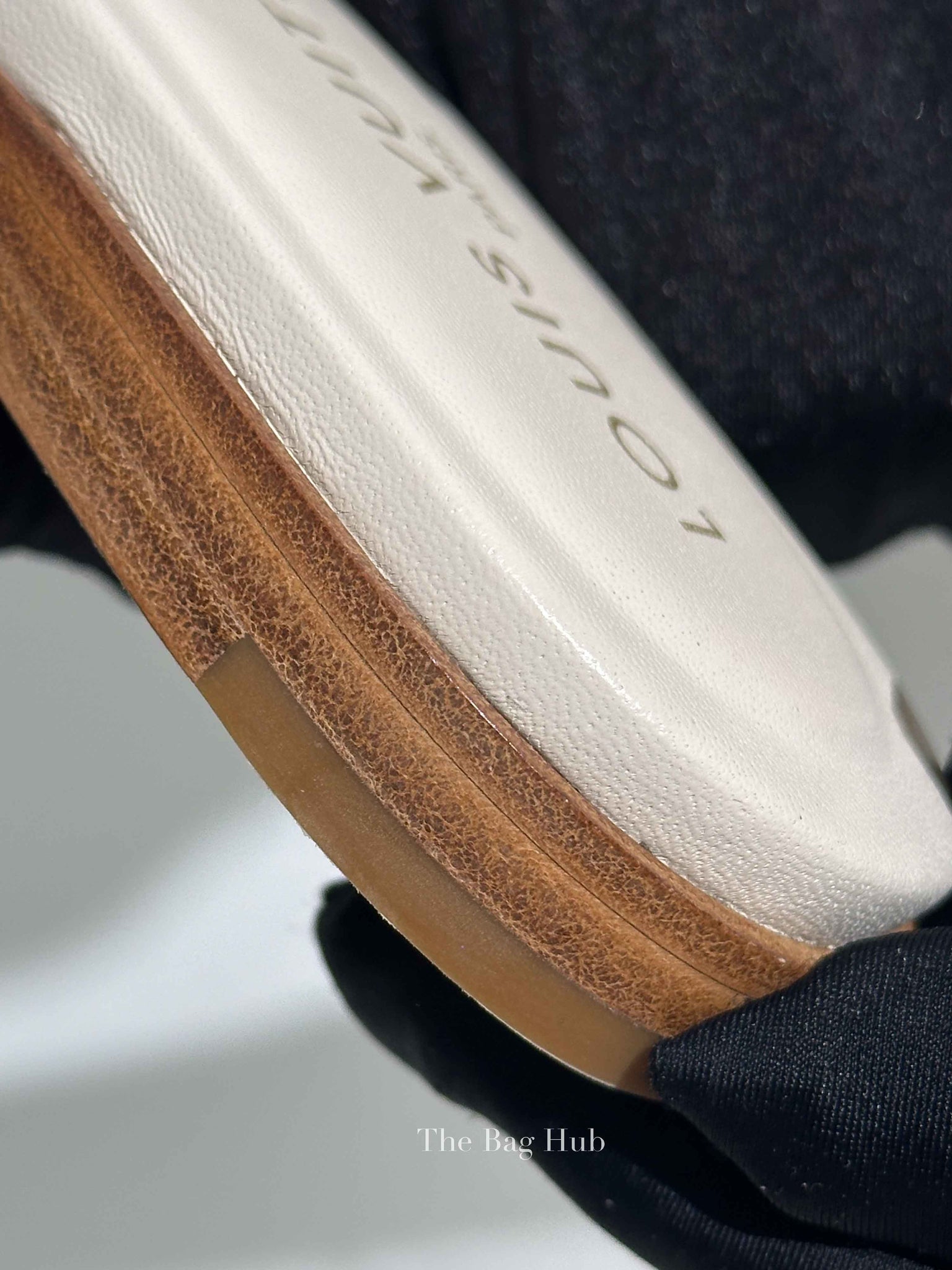 Louis Vuitton White Monogram Embossed Canvas Revival Flat Mules Size 39
