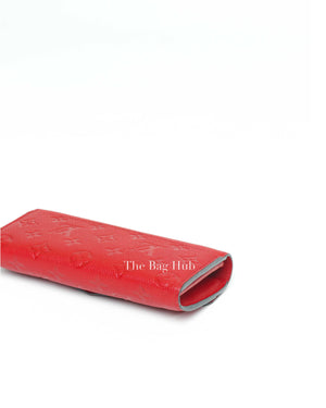 Louis Vuitton Red Monogram Empreinte Sarah Long Wallet