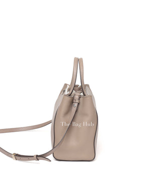 Fendi Taupe Saffiano/smooth Leather Petite 2jours Tote Bag