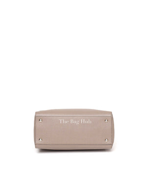 Fendi Taupe Saffiano/smooth Leather Petite 2jours Tote Bag