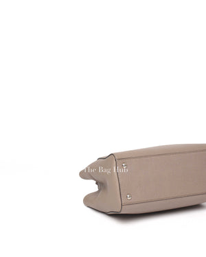 Fendi Taupe Saffiano/smooth Leather Petite 2jours Tote Bag