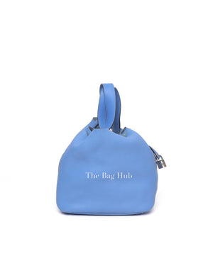 Hermes Blue Clemence Picotin 26 Bag PHW