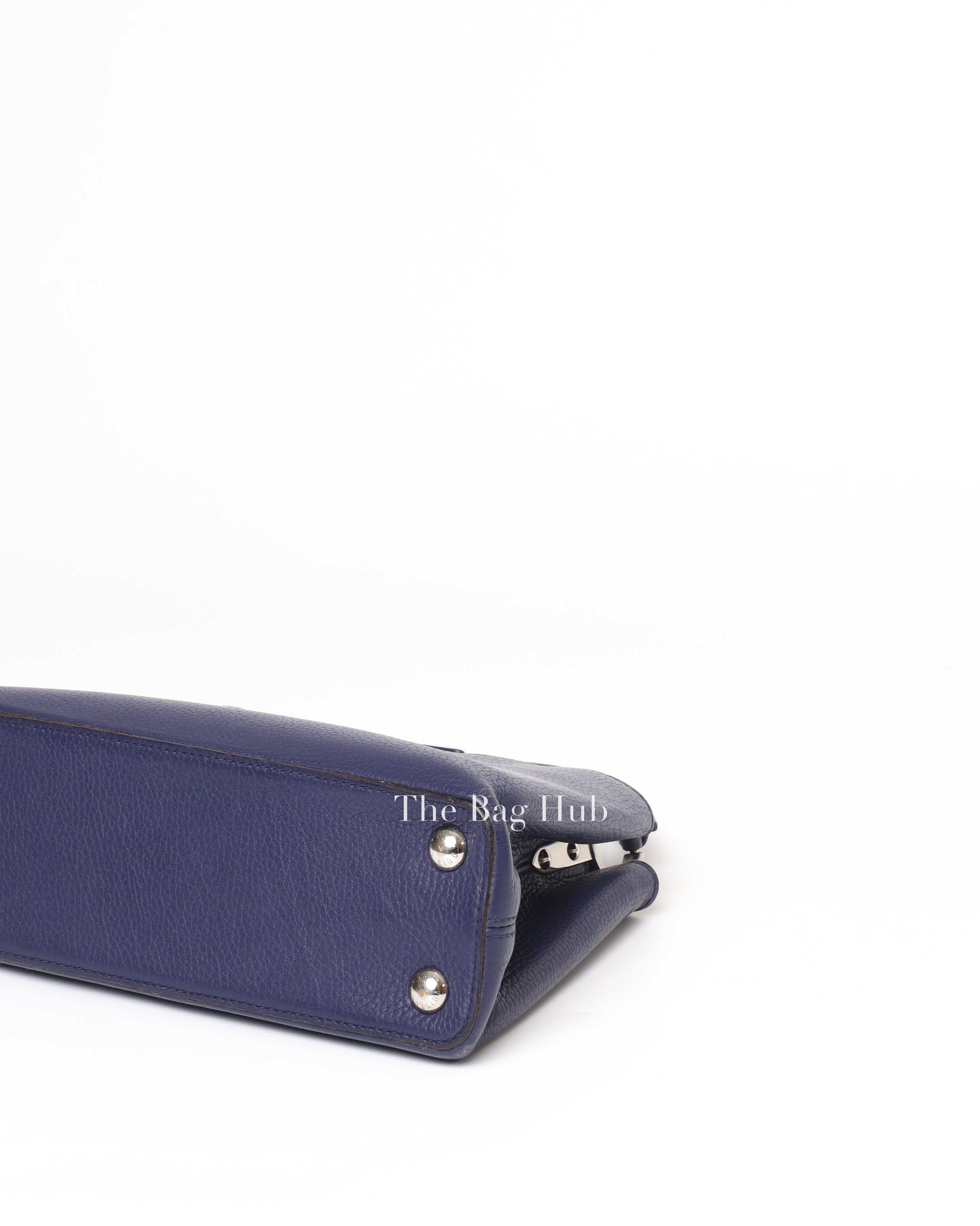 Louis Vuitton Midnight Blue Leather Capucines BB Bag