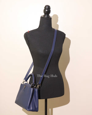 Louis Vuitton Midnight Blue Leather Capucines BB Bag