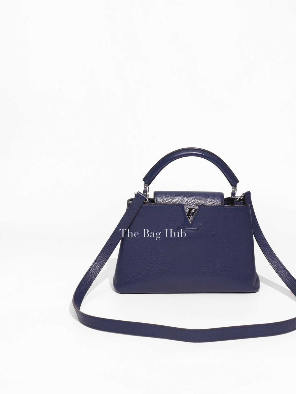 Louis Vuitton Midnight Blue Leather Capucines BB Bag