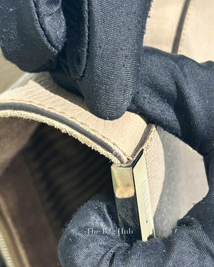 Fendi Taupe Saffiano/smooth Leather Petite 2jours Tote Bag