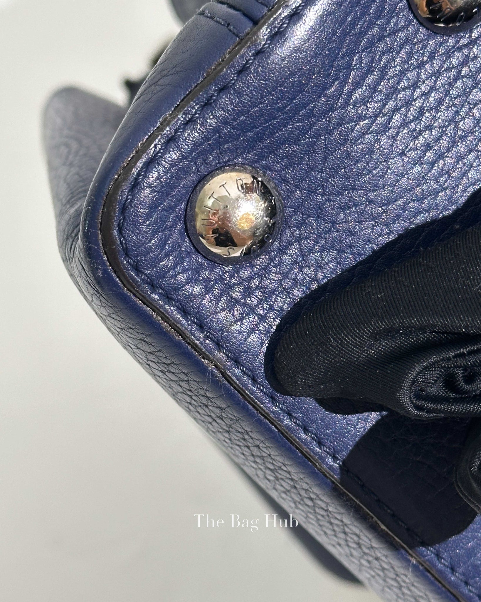 Louis Vuitton Midnight Blue Leather Capucines BB Bag