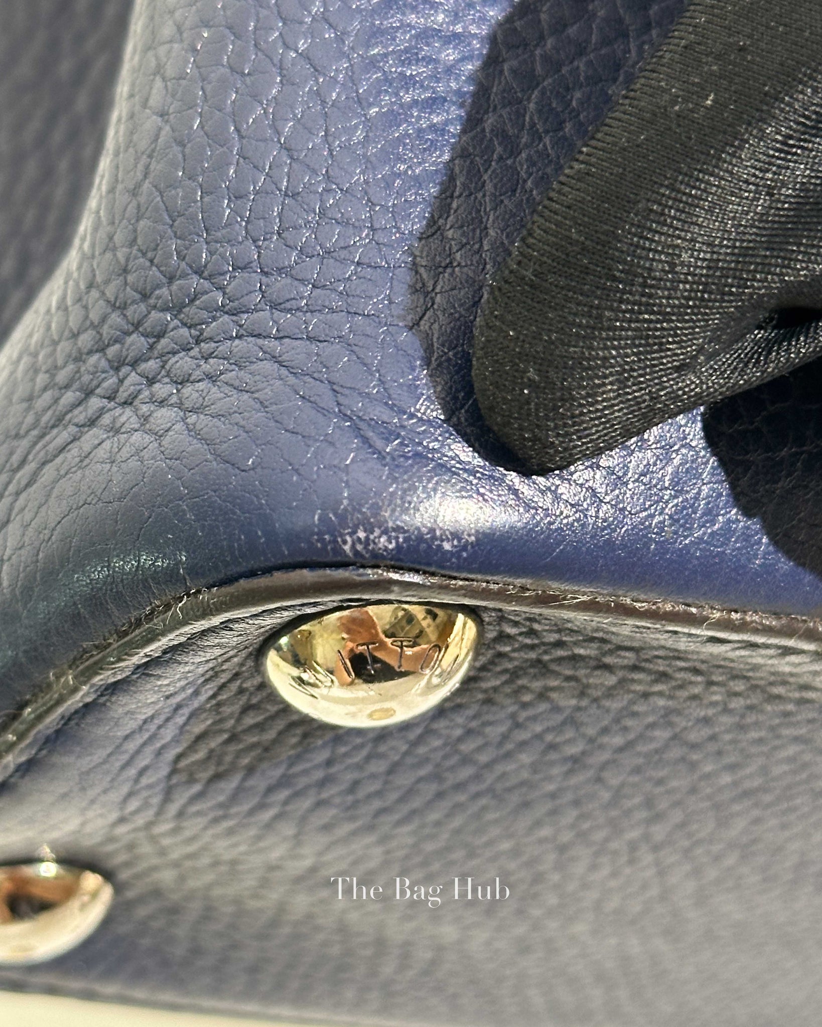 Louis Vuitton Midnight Blue Leather Capucines BB Bag