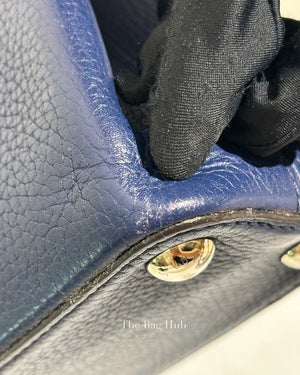 Louis Vuitton Midnight Blue Leather Capucines BB Bag