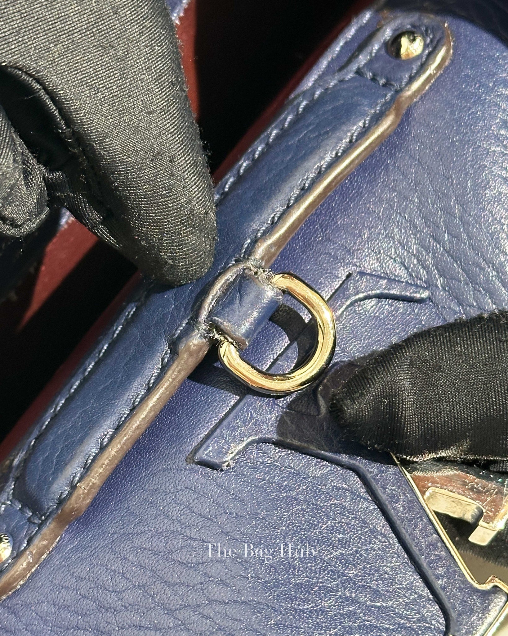Louis Vuitton Midnight Blue Leather Capucines BB Bag