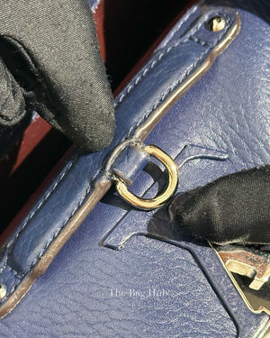 Louis Vuitton Midnight Blue Leather Capucines BB Bag
