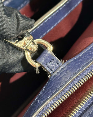 Louis Vuitton Midnight Blue Leather Capucines BB Bag