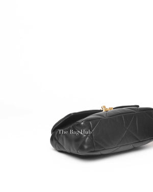 Chanel Black Lambskin C19 Flap Bag