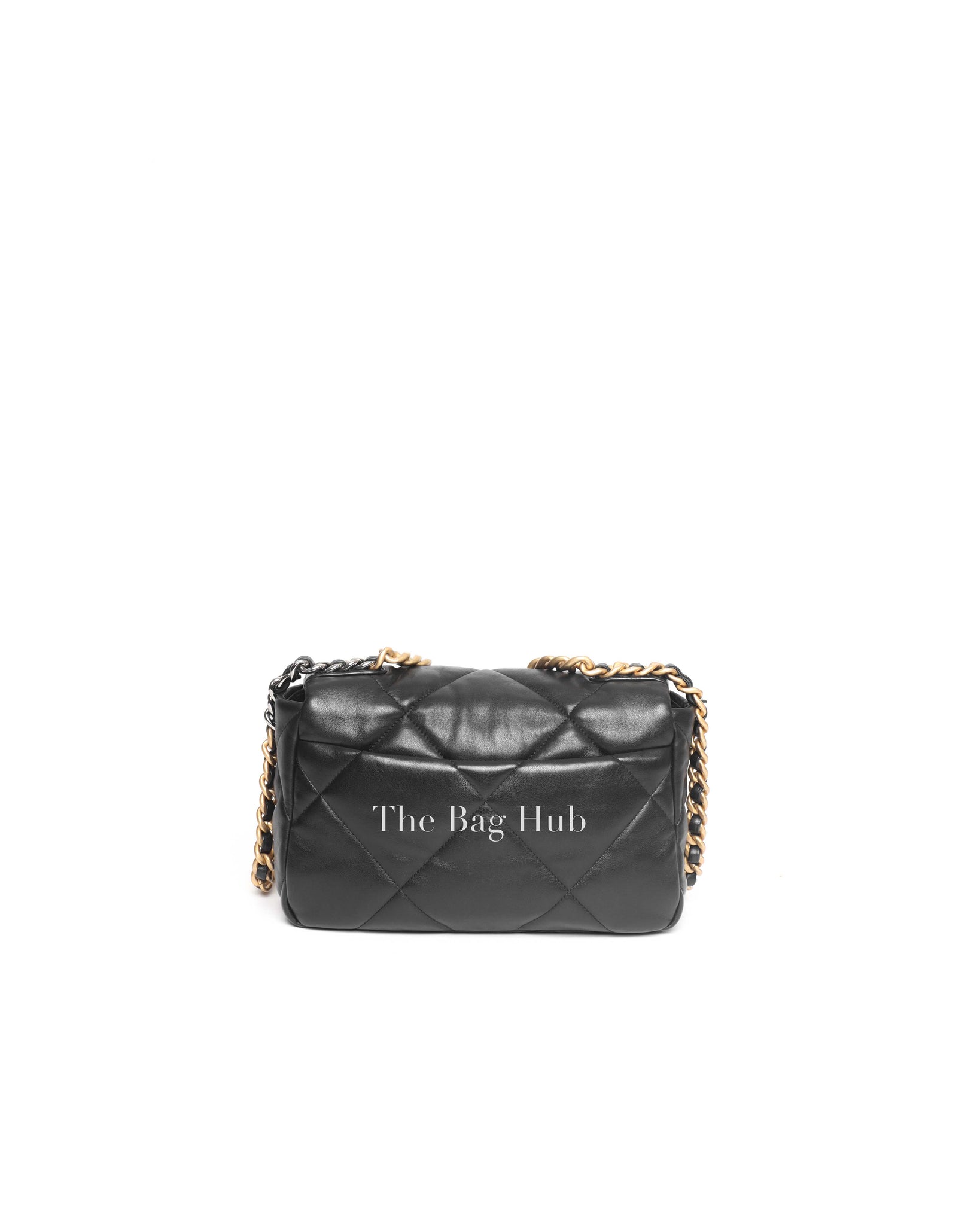 Chanel Black Lambskin C19 Flap Bag