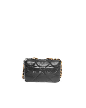 Chanel Black Lambskin C19 Flap Bag