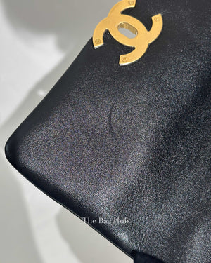 Chanel Black Lambskin C19 Flap Bag