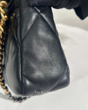 Chanel Black Lambskin C19 Flap Bag