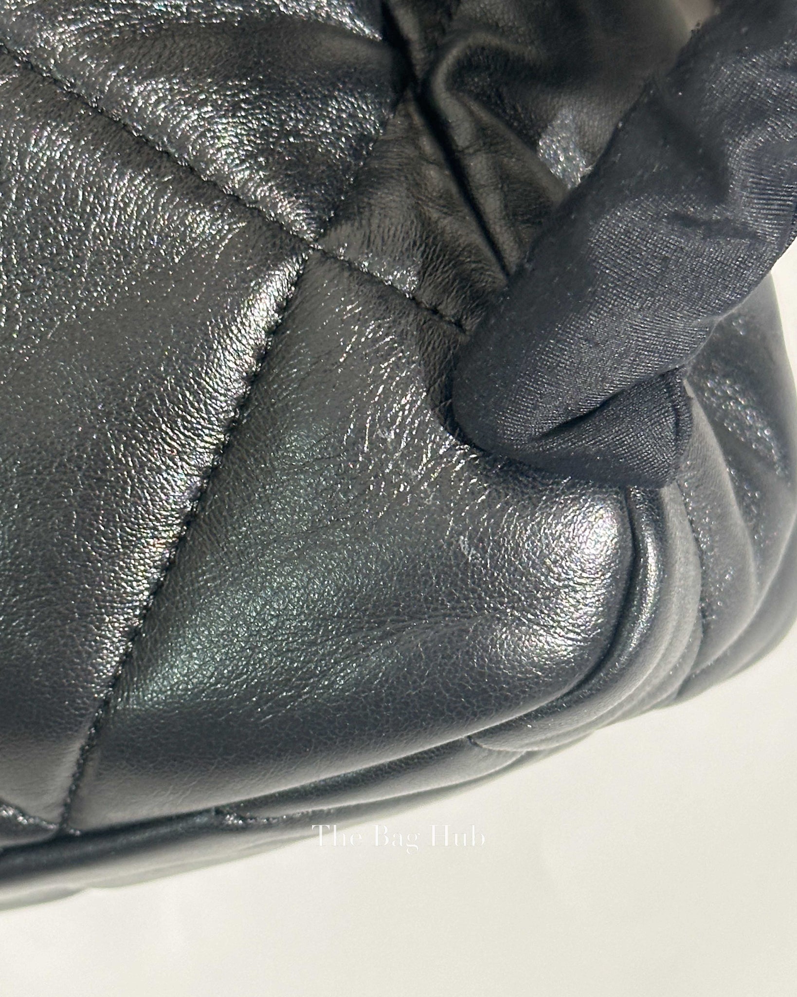 Chanel Black Lambskin C19 Flap Bag