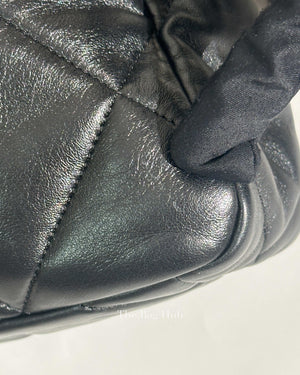 Chanel Black Lambskin C19 Flap Bag