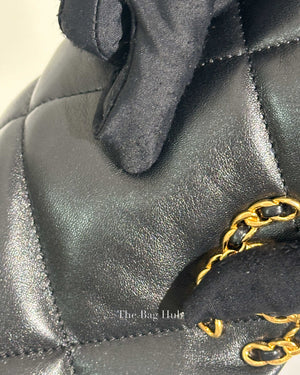 Chanel Black Lambskin C19 Flap Bag