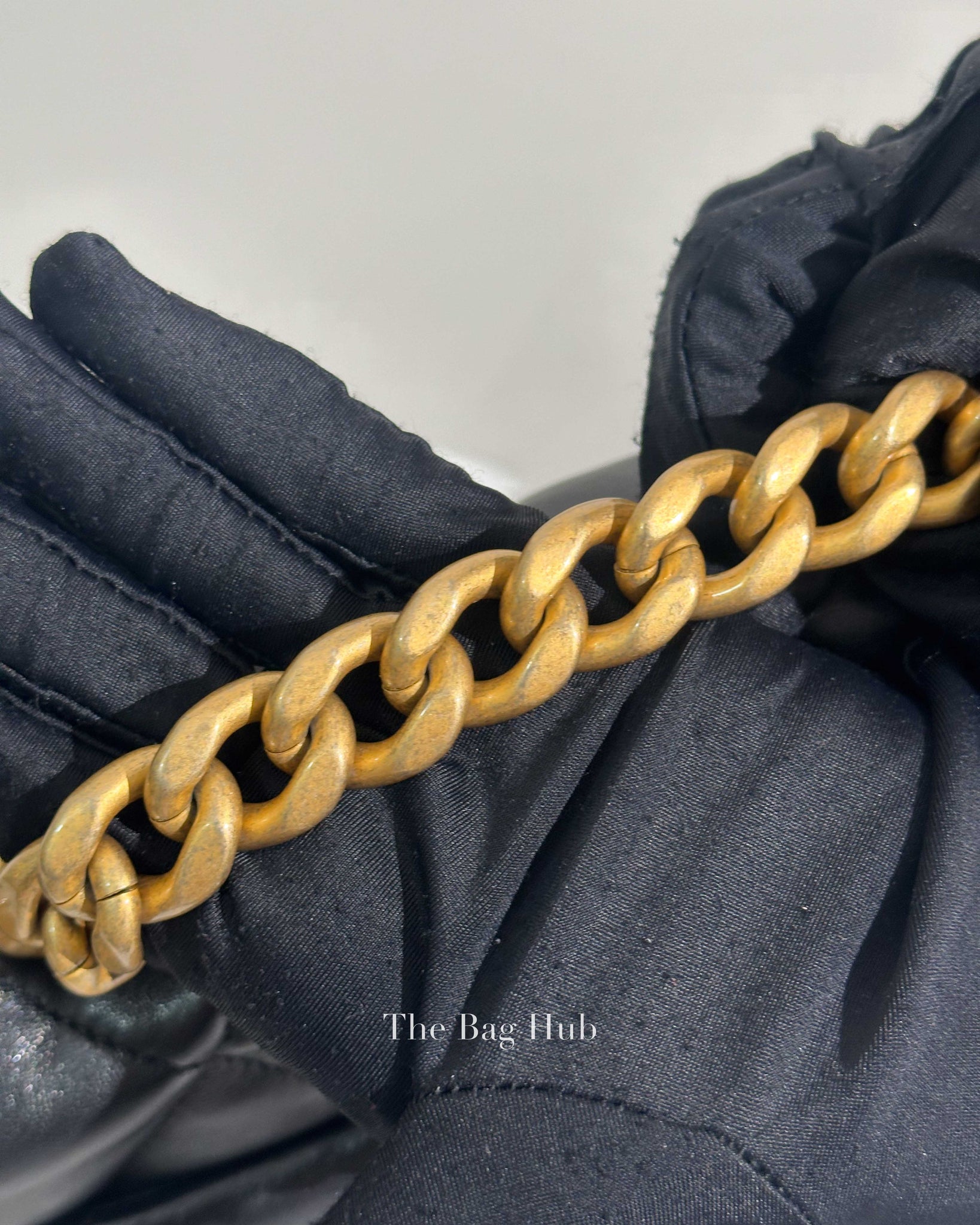Chanel Black Lambskin C19 Flap Bag