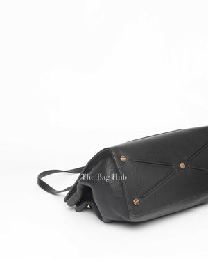 Valentino Black Leather Large Joylock Top Handle Bag