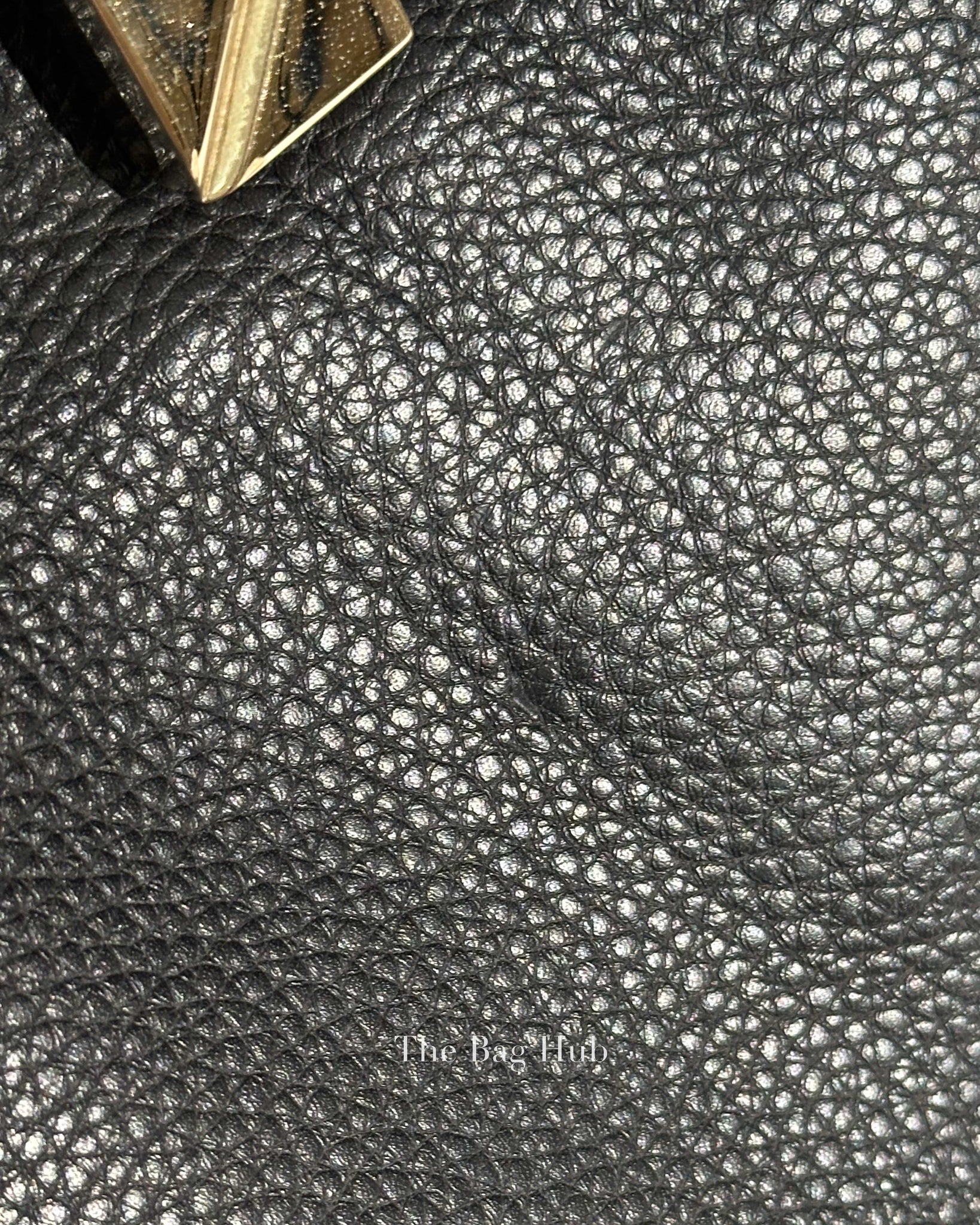 Valentino Black Leather Large Joylock Top Handle Bag