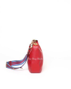 Prada Rosso Vitello Daino Crossbody Bag 1BC052