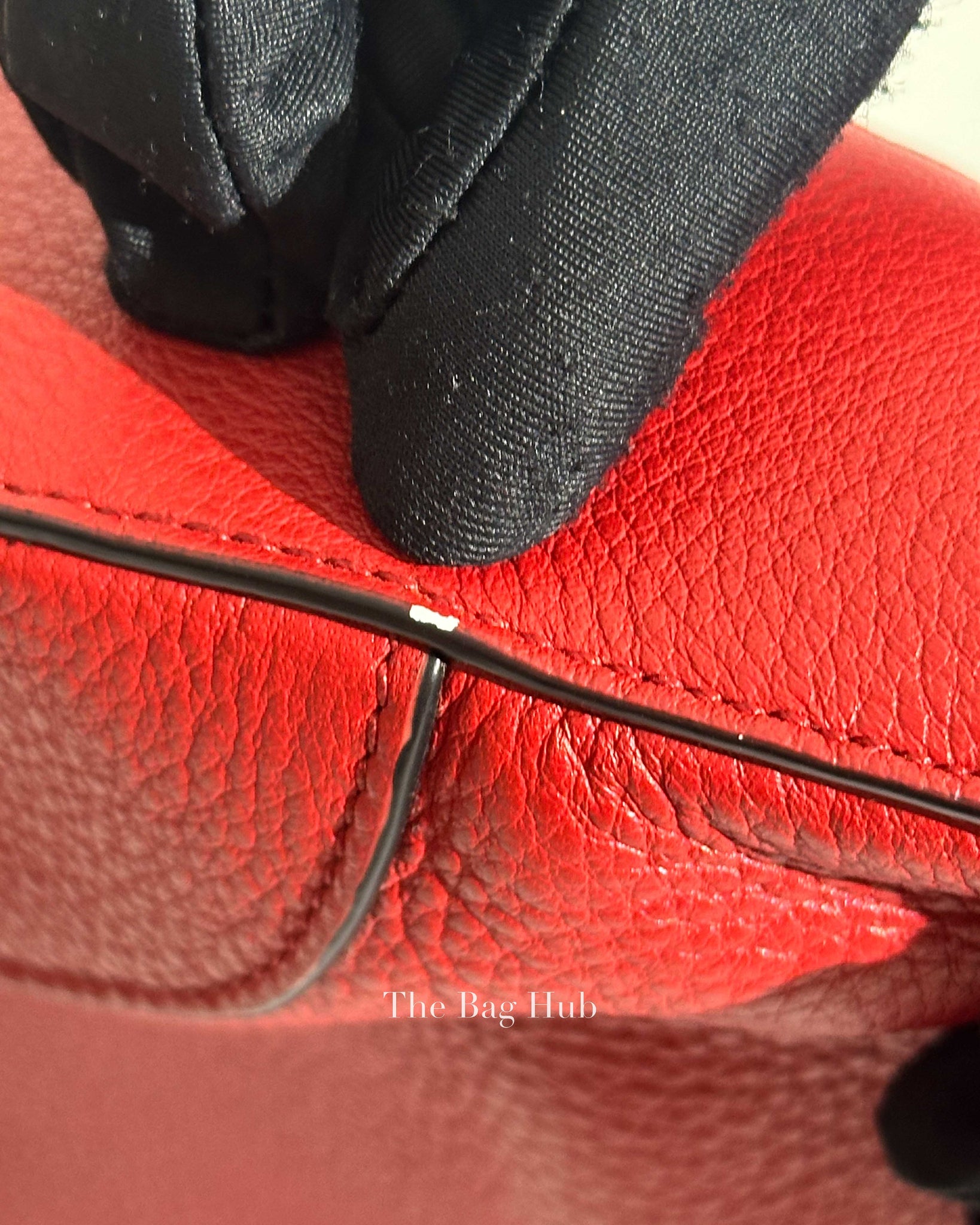 Prada Rosso Vitello Daino Crossbody Bag 1BC052