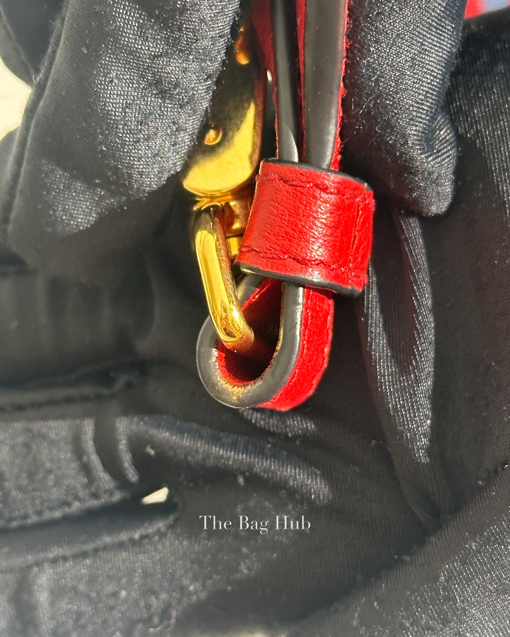 Prada Rosso Vitello Daino Crossbody Bag 1BC052