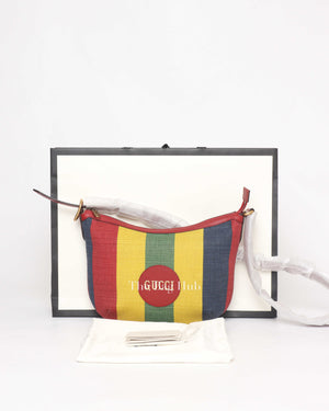 Gucci Canvas Baiadera Stripe Shoulder Bag