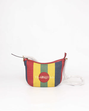 Gucci Canvas Baiadera Stripe Shoulder Bag