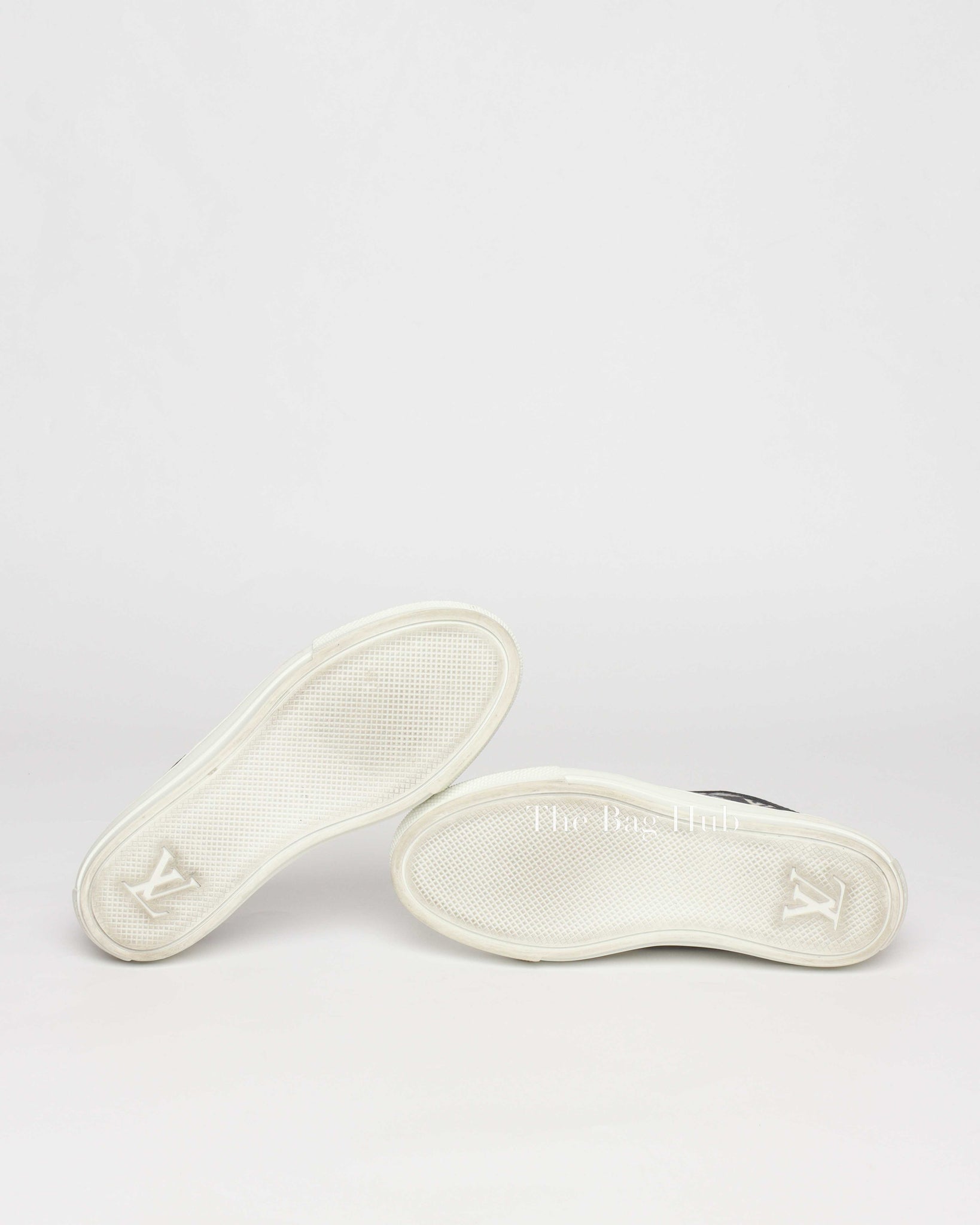Louis Vuitton Black/White Canvas Limited Edition Playtime Slip-On Since 1854 Women's Sneakers 35.5