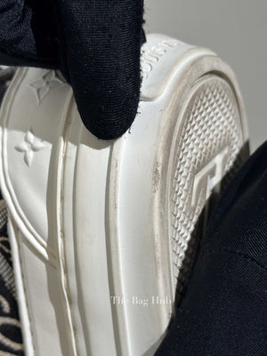Louis Vuitton Black/White Canvas Limited Edition Playtime Slip-On Since 1854 Women's Sneakers 35.5