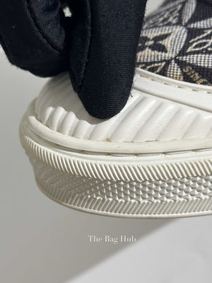 Louis Vuitton Black/White Canvas Limited Edition Playtime Slip-On Since 1854 Women's Sneakers 35.5