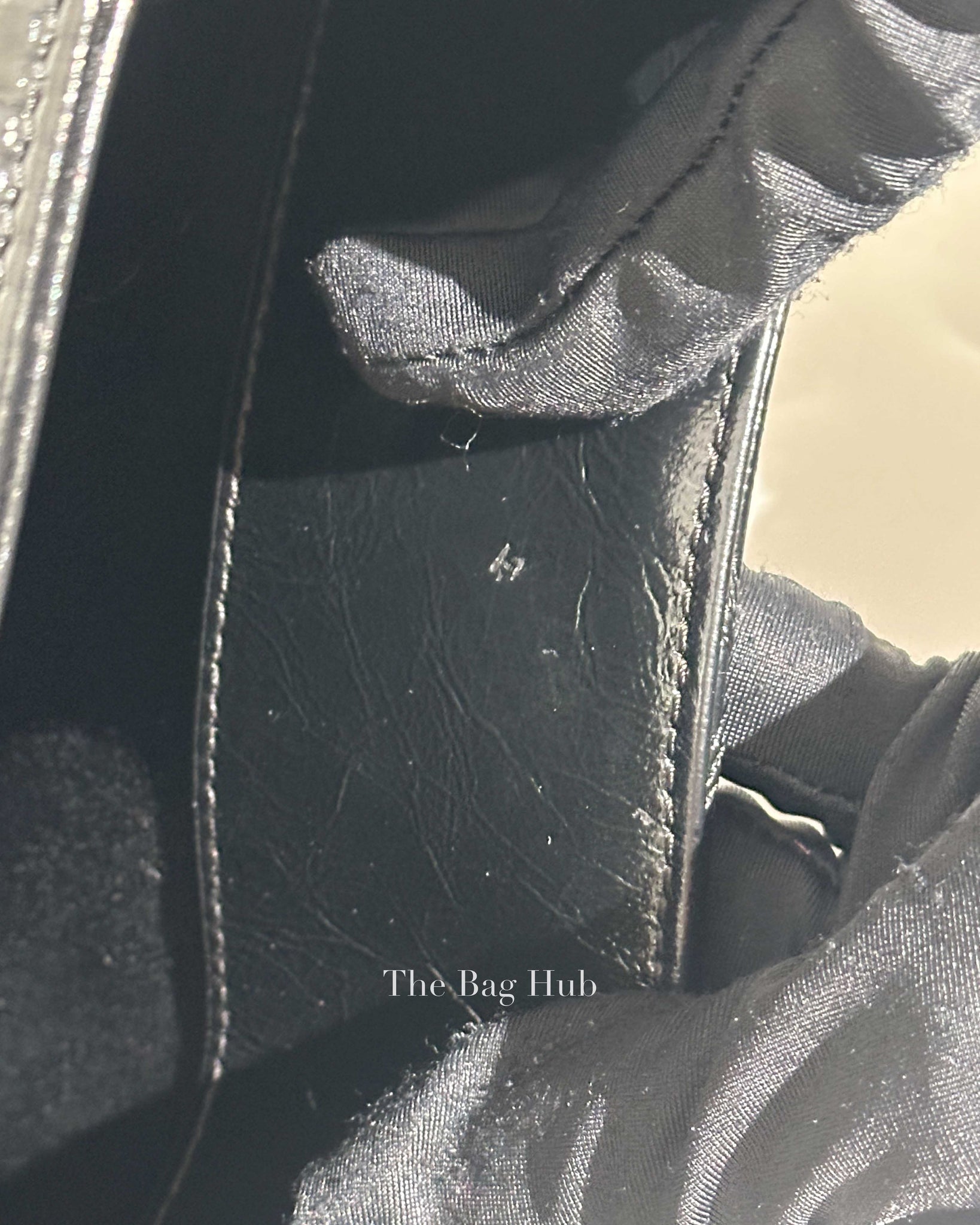Saint Laurent Black Leather East West Shopping Tote Bag