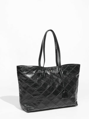 Saint Laurent Black Leather East West Shopping Tote Bag